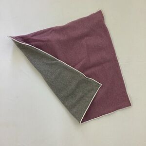 Rejuvenation Reversible Wool Blend Pillow Cover Magenta/Gray 20" Square